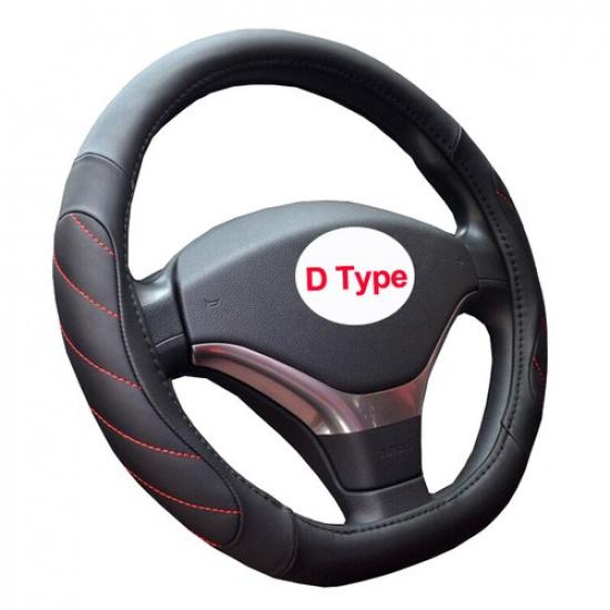 D Shape Car Steering Wheel Cover For Hyundai Ioniq 2017- Sonata Sport 2.0