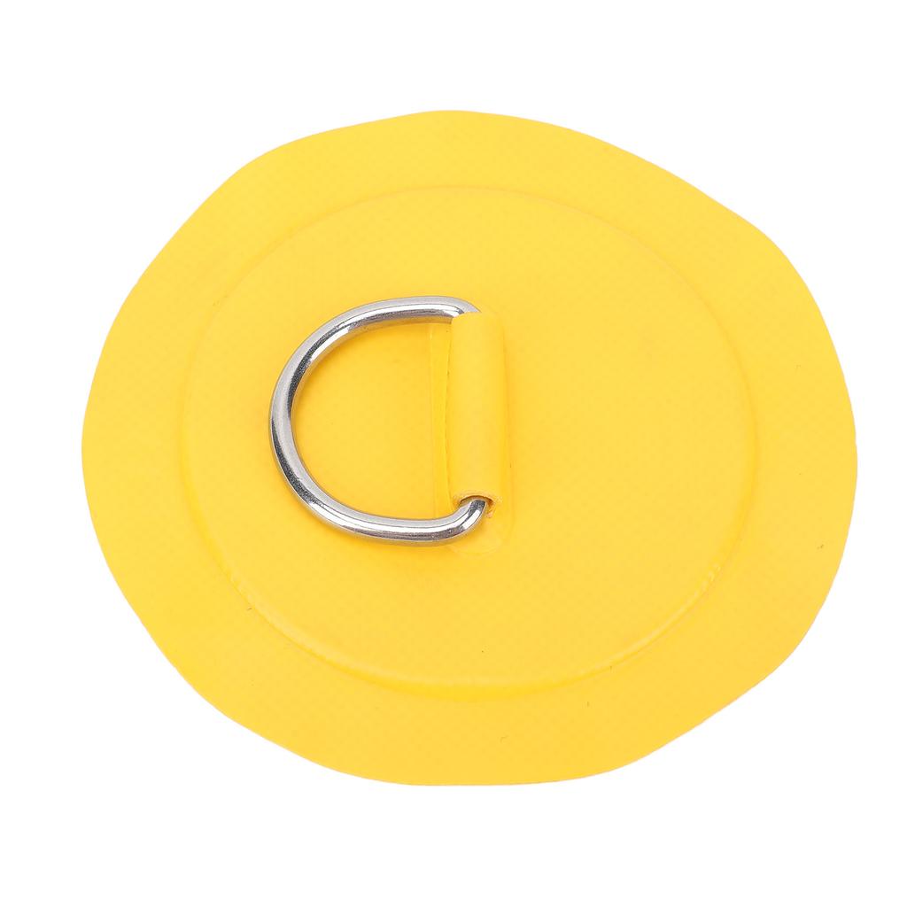 D Ring Patch Multifunctional PVC and Stainless Steel Boat Circular D Ring Pad for Inflatable Boat Kayak Dinghy