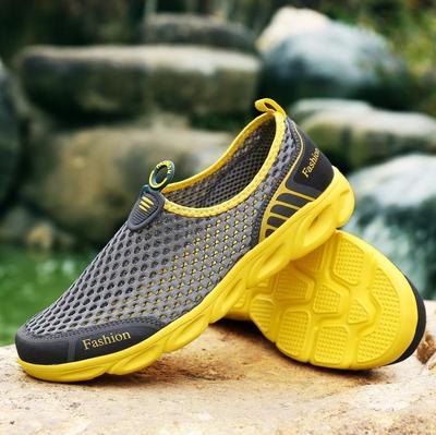 Unisex Footwear Lightweight Hollow Out Casual Sport Shoes In Mesh Water Shoes
