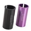 Seat Post Adapter Shim Aluminium Alloy CNC Machined Textured Finish Cycle Seat Tube Conversion Sleeve Shim 25.4 28.6mm