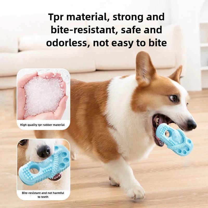 Tpr Chew Shoes Pet Toy For Dogs And Cats With Tooth Cleaning Features Suitable For Play