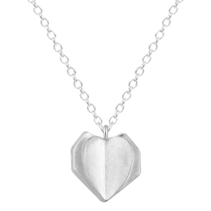 New Fashion Trendy Jewelry Fresh Love Heart The Original Clavicle 925 Sterling Silver Pendant Necklace Anti-allergic HZX052