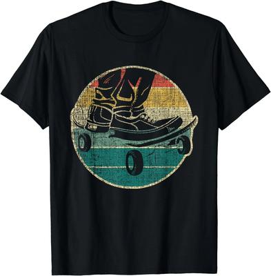 T-shirt Unisex Skateboarder Skateboard Skateboarding Skater Retrò Regalo