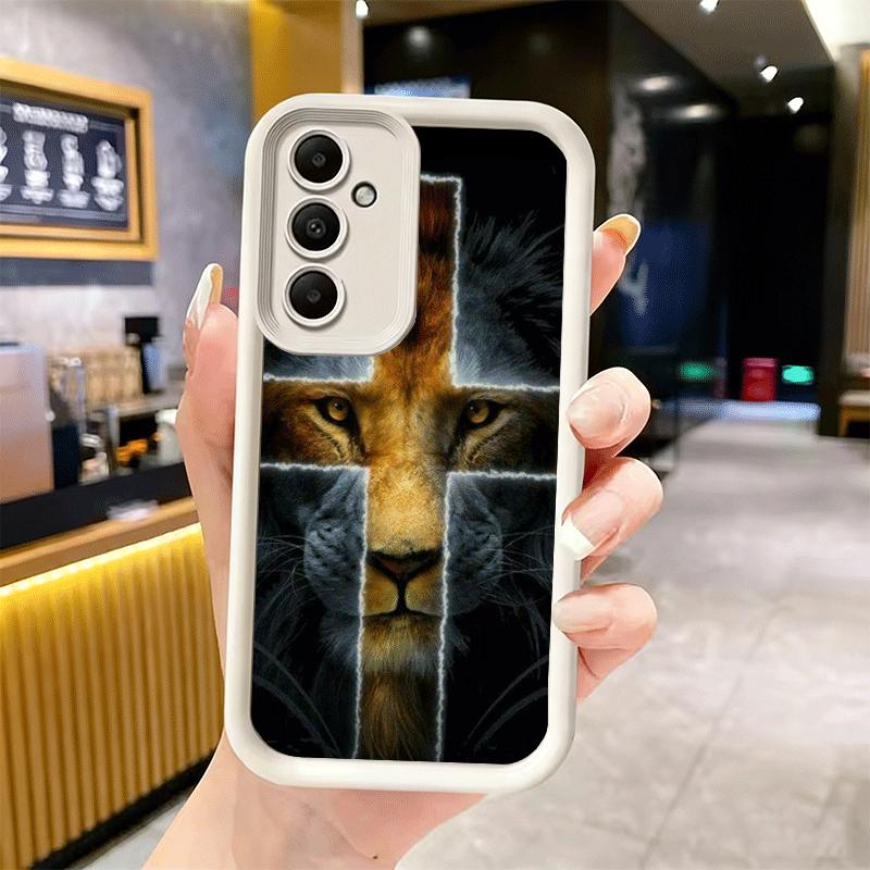 Phone Case for Samsung Galaxy A17 A16 A15 A14 A13 God Jesus Pray Cross Bible A56 A36 A26 A55 A35 A25 A54 A34 A24 A53 A33 A23 A07