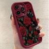 Red Rose iPhone Case for iPhone 12/13/14 Pro, 15, 16, 17, 17 ProMax