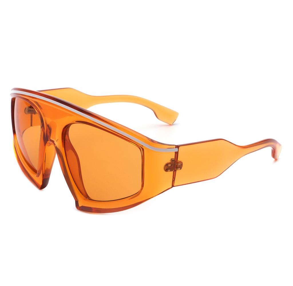MAXJULI Oversized Candy Color Sunglasses For Men Women Fashion Black Gradient Sun Glasses Driving W8238 UV Protection