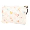 Coach Corner Zip 16 Classic Old Flower Small Floral Print PVC Wallet Coin Bag Clutch Regular Women's Chalk White