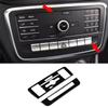 Car Center CD Control Panel Frame Trim Piano Black Accessories For Mercedes Benz A Class W176 2013-2018 GLA X156 CLA C117