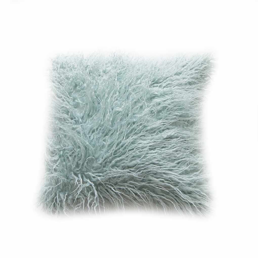 Пушистая Плюшевая Квадратная Подушка-Подушка для Талии Чехол Наволочка для Подушки Дивана Декор Домашней Комнаты 691₽