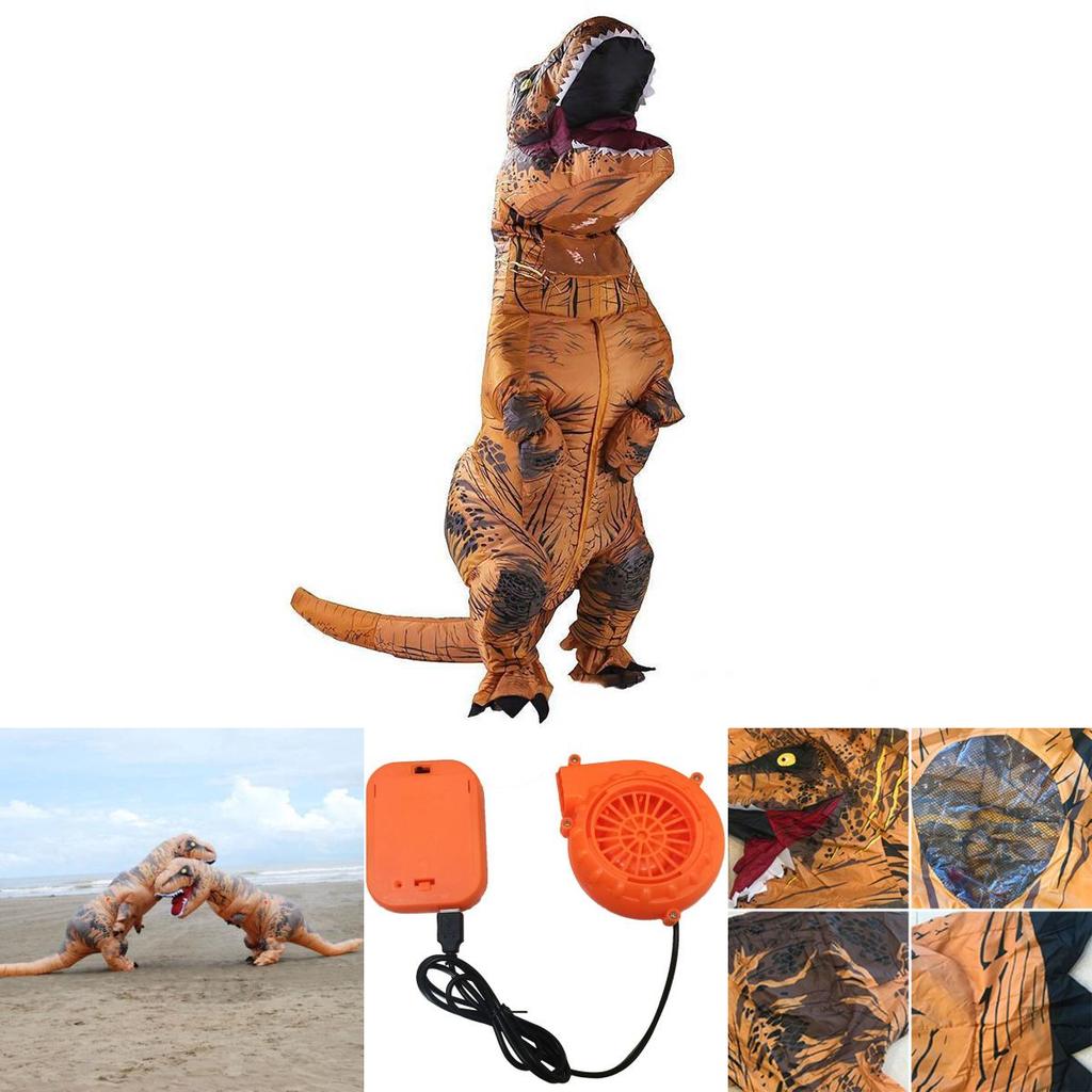 Fantastisches Aufblasbares T-Rex Dinosaurierkostüm für Erwachsene für unvergessliche Kostümpartys