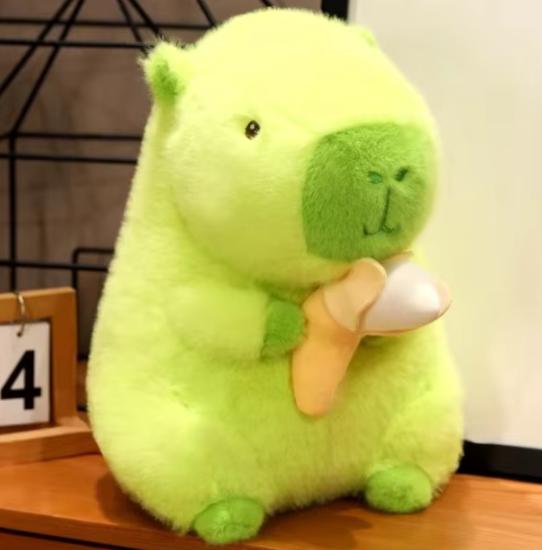 Kind Süß Simulation Strandkleidung Capybara Kawaii Plüschtier Gelbe Ente Badekappe Capybara Plüschtier Tier Kapibala Geburtstags Reise Geschenke