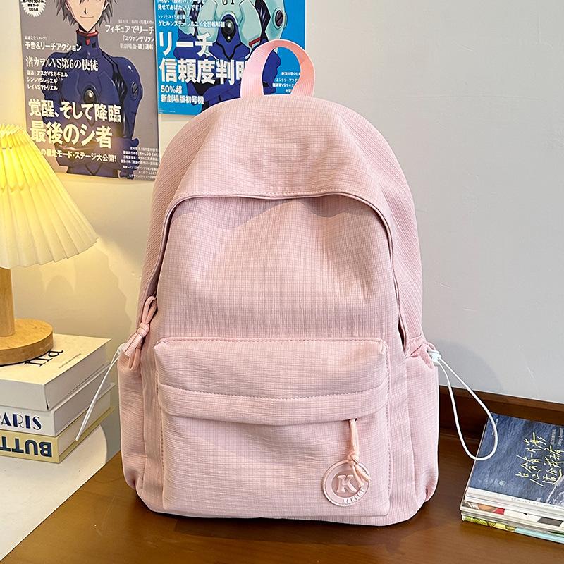 

Children s Schoolbags Elementary School Students First Grade Girls Junior High School Students High Value Solid Color Backpack