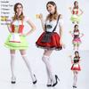 Elegantes Damen Oktoberfest Cosplay Kostüm Deutsches Bier Feiertagsoutfit Dirndl