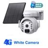 SHIWOJIA 3K 5MP 4G SIM Panel Security PTZ Night Vision PIR Human Detection Surveillance Solar Battery Camera
