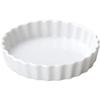 East White Round Pie Plate, 10 Inch, 25.8 Cm