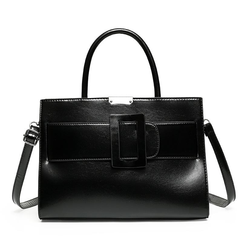 

Large Capacity Autumn and Winter Fashionable Commuting Crossbody Bag, Women s Bag, Simple Retro Shoulder Bag, Handbag чёрный