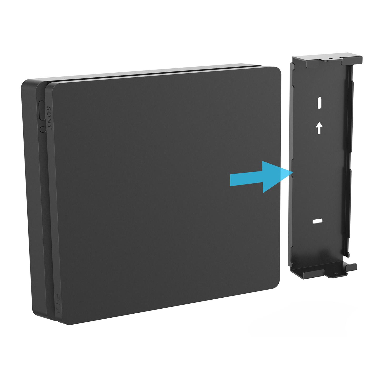 

Настенное крепление для Sony PS4 Slim, металлический кронштейн, экономящий место, держатель для игровой консоли A
