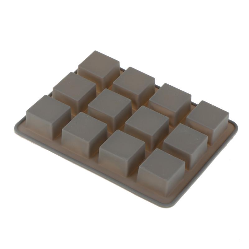 Bar Square Soap Silicone Mold Diy Chocolate Baking Cake Handmade Tool Mould