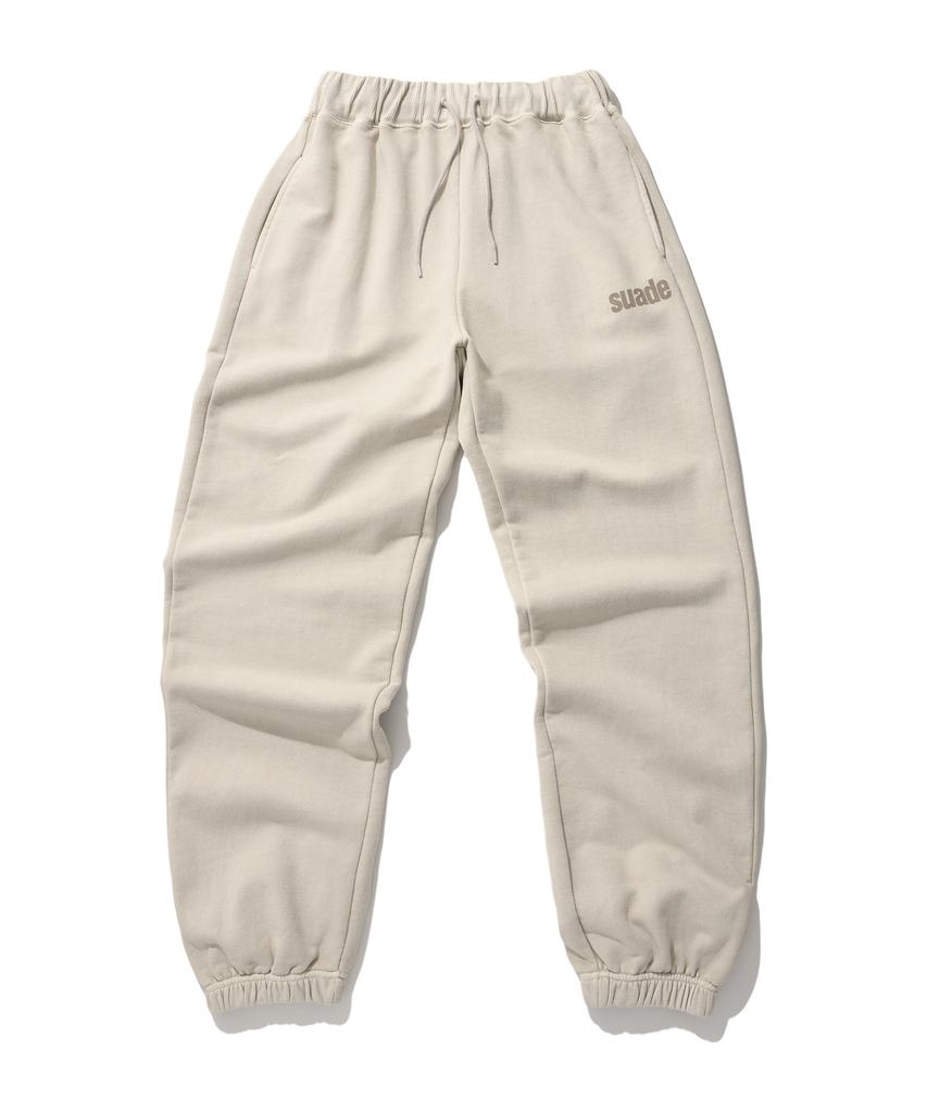 Seuweideu Washed Logo Pants [Pigment Beige]