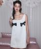 ROSEFRANTZ Rose Jacquard Mini Dress [Cream]