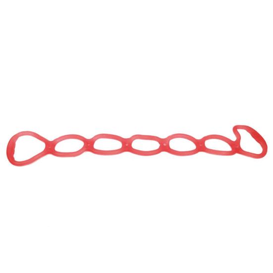 7 Holes Elastic Silicone Fitness Pilates Exercise Yoga Resistance Band Rope