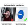 BFPQY1 4PCS Car Door Lock Cover Stickers Door Lock Cover Key Accessories For Volkswagen VW Golf Polo Jetta Passat Tiguan Touran Touareg