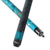 CUESOUL Four Guardian Beasts 19oz Pool Cue 13mm Blue Dragon 58-inch Stick, Tip, (CSPC-GH-QL).