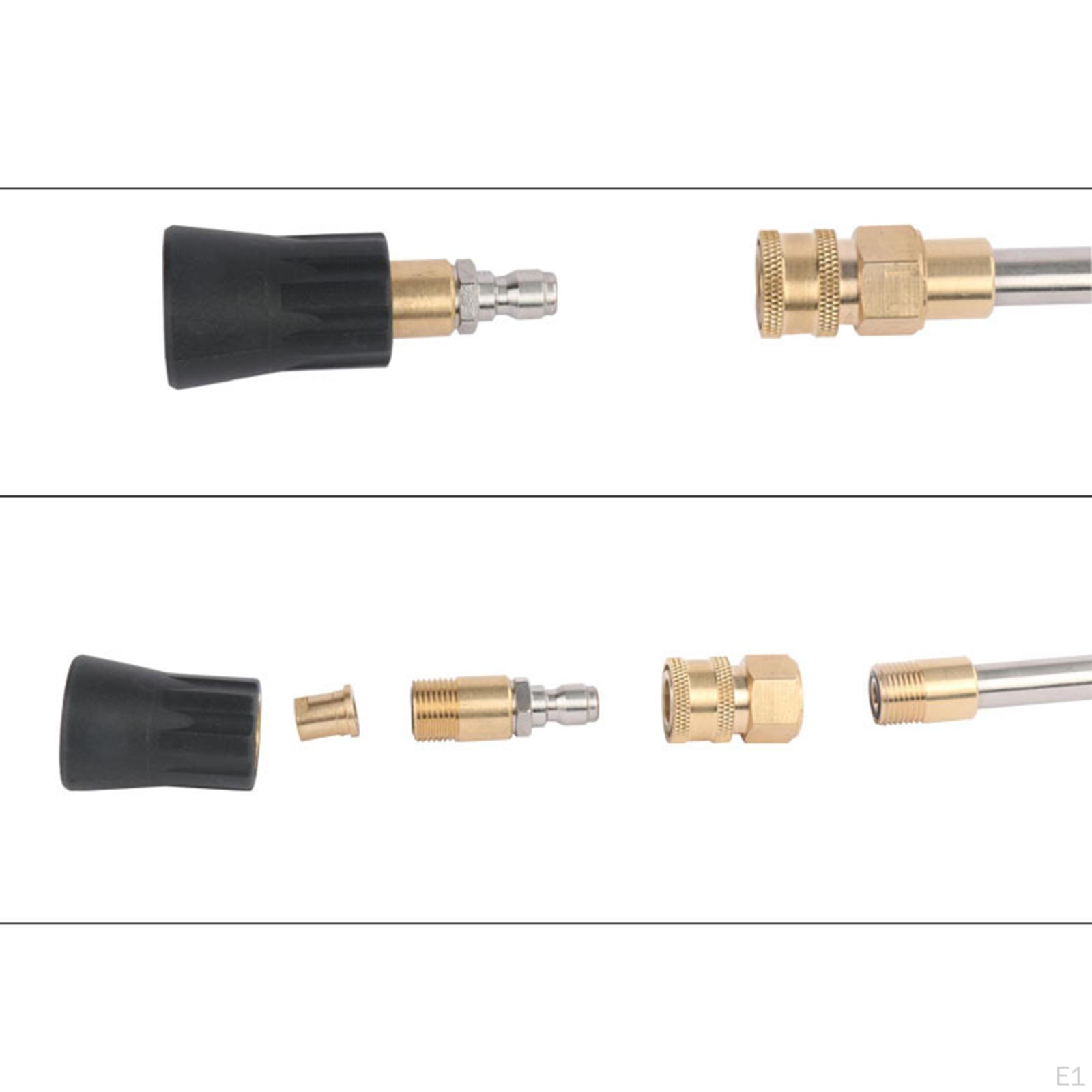 Набор адаптеров для мойки высокого давления M18 Комплект быстроразъемных соединений — фото 4