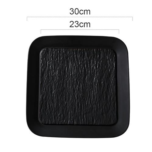 Square Ceramic Dinner Plate Western Food Plate Steak Plates Pasta Dish Serving Plates Fruit Dish Salad Bowl Sushi Dish Tary