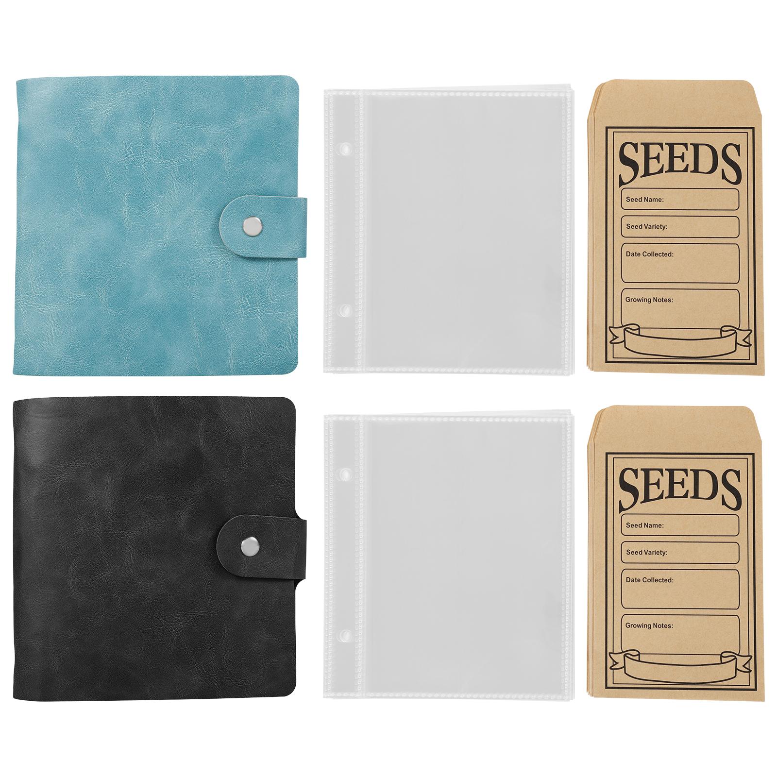 2 шт Прочный органайзер-папка для семян водонепроницаемая папка-органайзер для хранения семян пылезащитный классификатор-папка для садовых семян для 3350₽