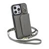 Designed for iPhone 16e/16/15/14/13/12 Pro Max Wallet Case Detachable Wallet Case with Crossbody Strap [Compatible with MagSafe]