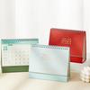 2025 Desk Calendar Monthly Planner Coil Binding Calendar Standing Flip Calendar Note Pads for Home Office Classroom