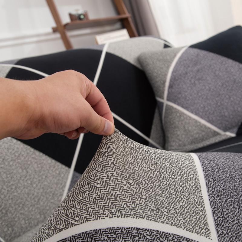 Copridivani Elastici per Soggiorno funda sofa Copridivano Proteggi Poltrona 1/2/3/4 posti Copridivani Geometrici