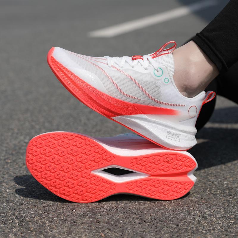 Running shoes High school entrance examination body side anti-skid professional lightweight wear-resistant racing training breathable shock absorption