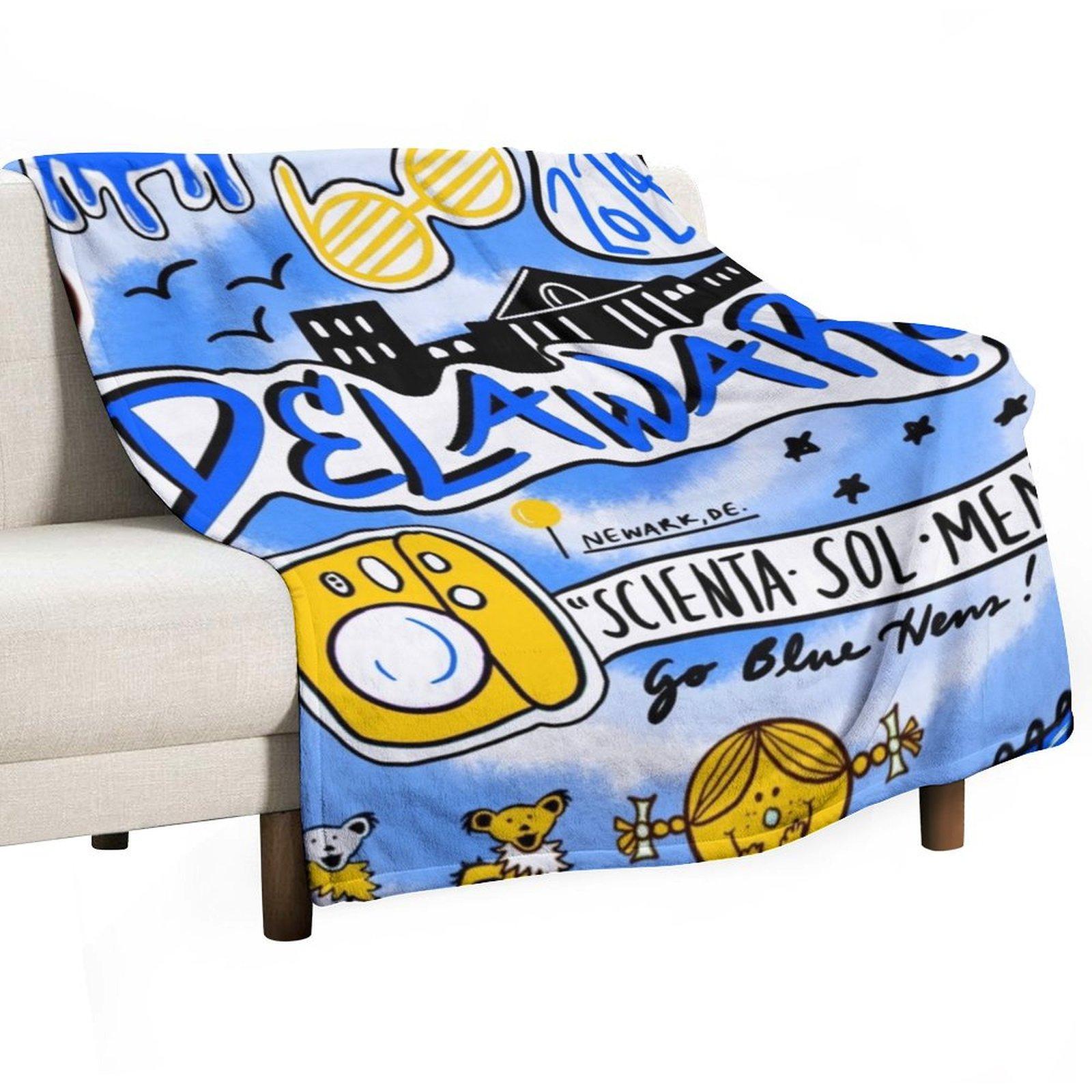University of Delaware Throw Blanket Comforter christmas gifts halloween Weighted Blankets 30x40in