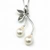 Akoya Pearl 7.3mm Pendant (Gift wrapping available free of charge) Silver fittings, 40cm plated chain included, necklace