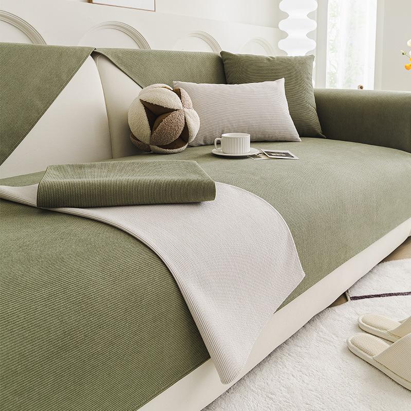 Non-Slip Thickened L Shape Sofa Cover Dirt-Resistant Standard Size No Fading Sofa Slipcovers Couch Cap Furniture Case