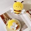 11cm Cartoon Adorable Honey Bee Plush Toys Soft Cute Spring Bees Stuffed Pendants Perfect Birthday Gifts for Kids Girls and Boys