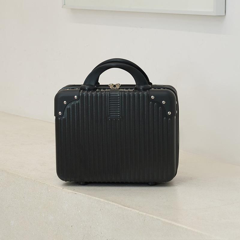 1Pc Cosmetic Case Women's Small Portable Suitcase Travel Storage Bag Small Suitcase Children