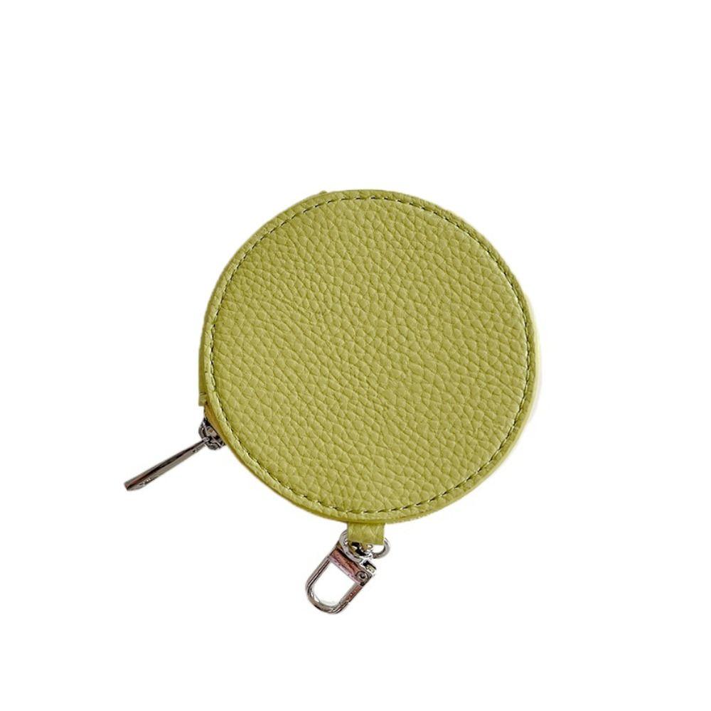 

Круглый кошелек из ПУ кожи Звезда Маленькая сумка для хранения Портативный кошелек для монет из ПУ кожи Сумка Подвеска Декор зелёный