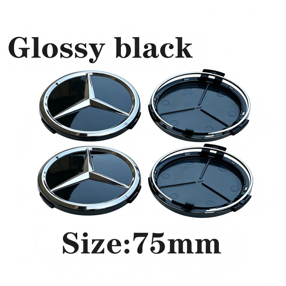 20pcs 75mm for Mercedes Benz Car Wheel Hub Rim Center W203 W204 W205 W209 W210 W211 W212 W176 W166 W163 W221 Auto Decoration CI1