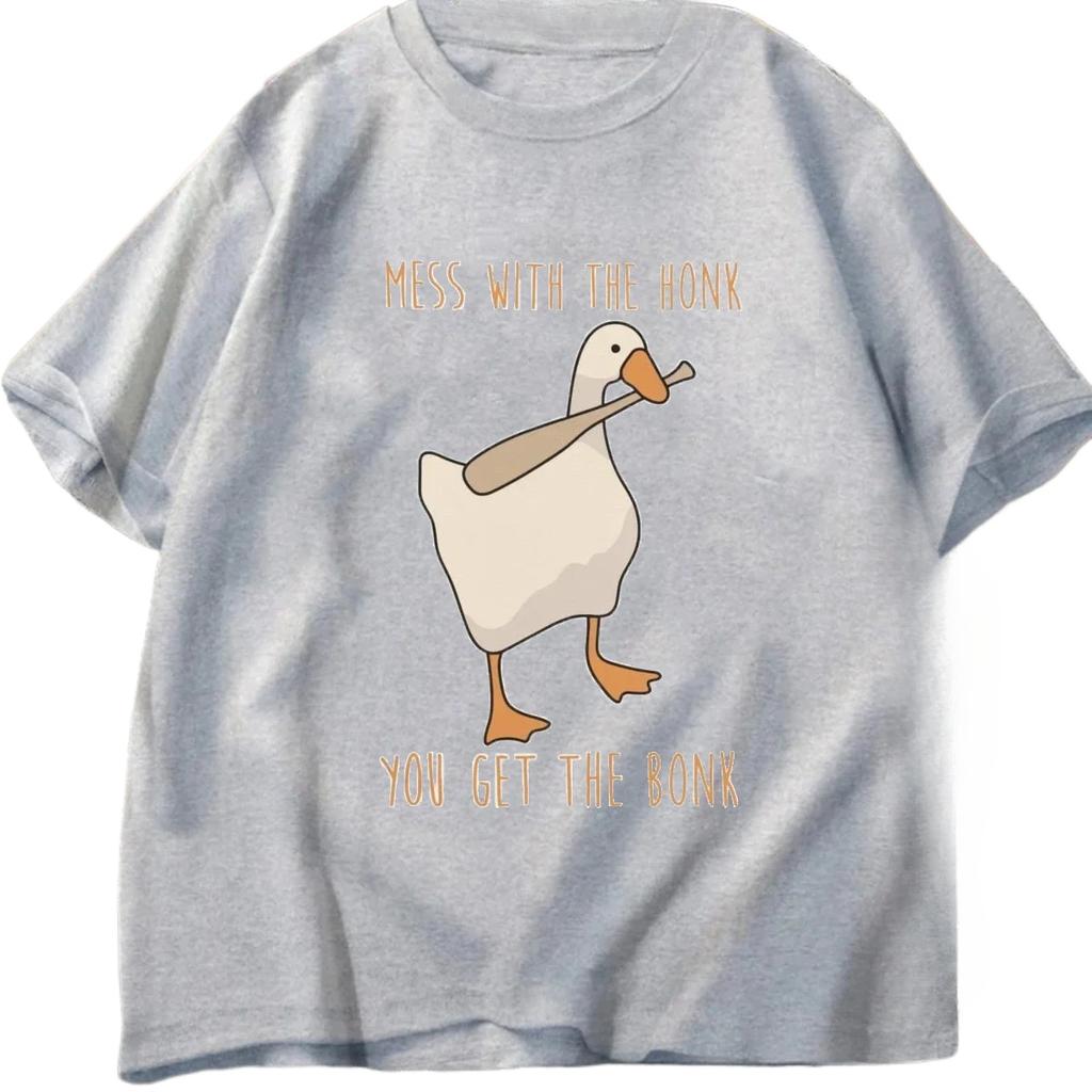 These Fun and Trendy Goose Tshirts Are Perfect for Summer If You Dare Mess with A Loudspeaker Youre in For A Beating Women