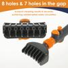 Spa Filter Clean Brush Plastic Double Row Nozzles Pool Cartridge Filter Clean Tool Universal Handheld Hot Tub Filter Clean Brush