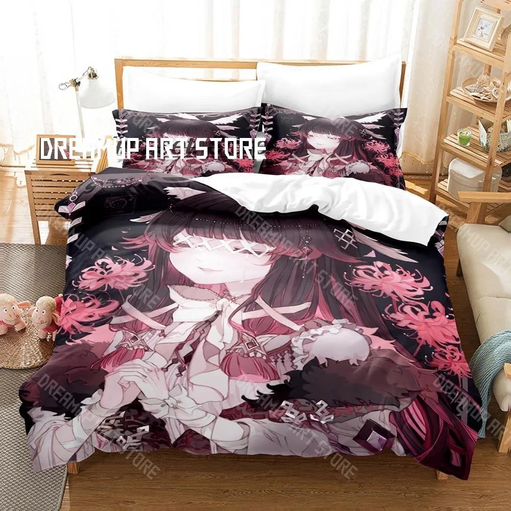 3D Print Genshin Impact Colombina Damselette Bedding Set Single Twin Full Queen King Size Bed Set Aldult Kid Bedroom Duvetcover