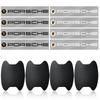 Car Door Sticker Carbon Fiber Scratches Auto Handle Protection Film For Porsche Boxster Cayenne Panamera Macan Cayman 911 918 996 917 991