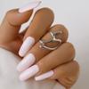 Fashion European And American Personality Irregular Geometric Hollow Out Ring Hip Hop Metal Texture Opening Adjustable Ring