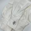 HYKE 241-17436 White BALLOON SLEEVE TWILL JACKET Jacket 1 whiteUsed