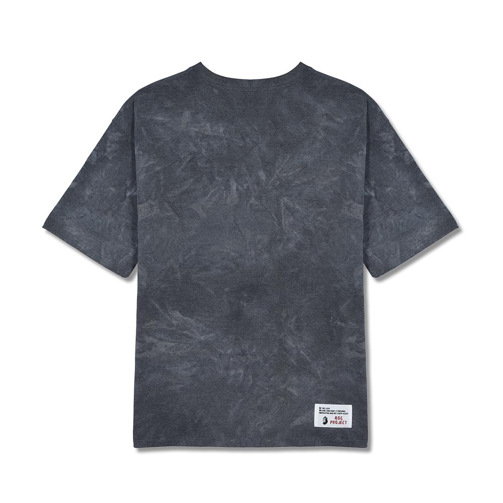 AOG PROJECT Tie-Dye Short Sleeve T-Shirt (Charcoal)
