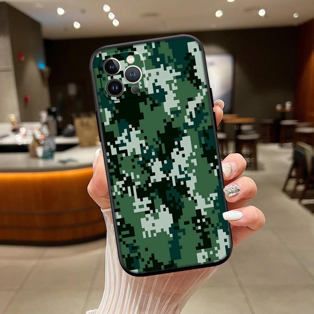 RA7 Camouflage New High-End Shell Phone Case for iPhone SE X XS XR 16E 17 11 Pro Max 8 7 6 6s Plus Air