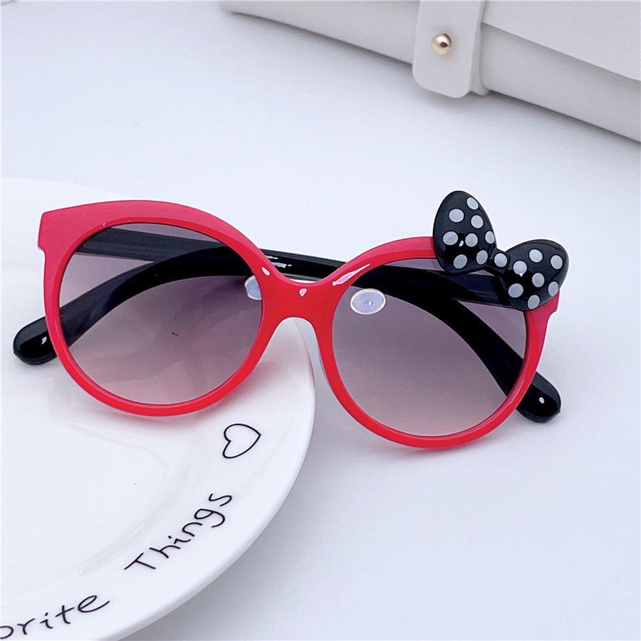 

2025 Cute Sunscreen for Boys and Girls, Cute Baby Bow Children s Sunglasses, Little Princess Cartoon Glasses